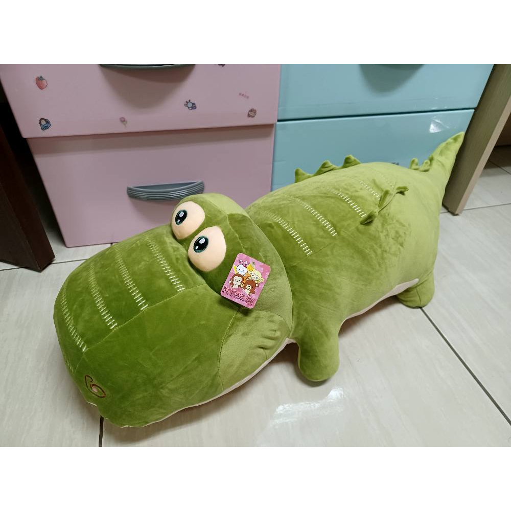 超大鱷魚娃娃~韓國鱷魚抱枕~軟Q鱷魚玩偶~鱷魚大娃娃~鱷魚先生~Q版鱷魚抱枕 兒童節 禮物 玩具