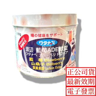 人生製藥 渡邊藍莓 ADE 軟錠 軟糖 糖果(190g/罐)