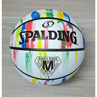 ✩Pair✩ 斯伯丁籃球 SPALDING 室外球 SPA84397 SP 大理石系列 彩虹 橡膠球 7號球 觸感佳