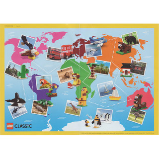 積樂磚家 LEGO 樂高 11015 Around the World 環遊世界 海報