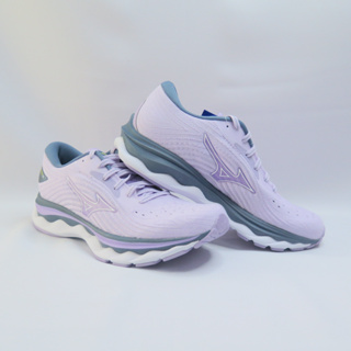 Mizuno WAVE SKY 6 女款 慢跑鞋 緩衝型 J1GD220272 粉紫【iSport愛運動】