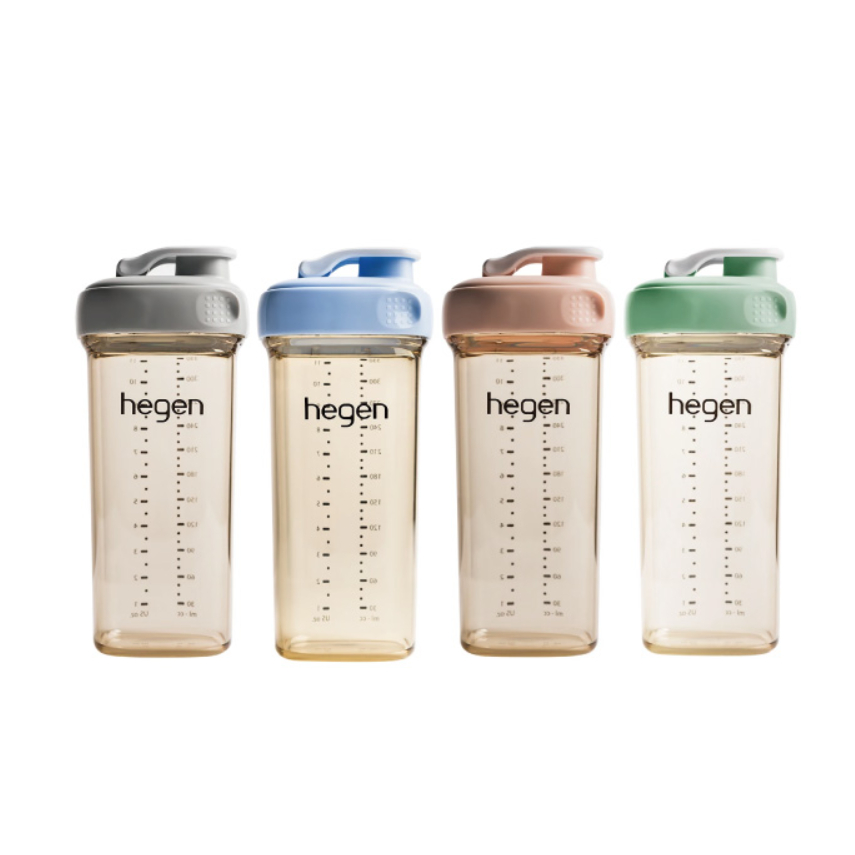 hegen 金色奇蹟PPSU多功能方圓型寬口水瓶 330ml