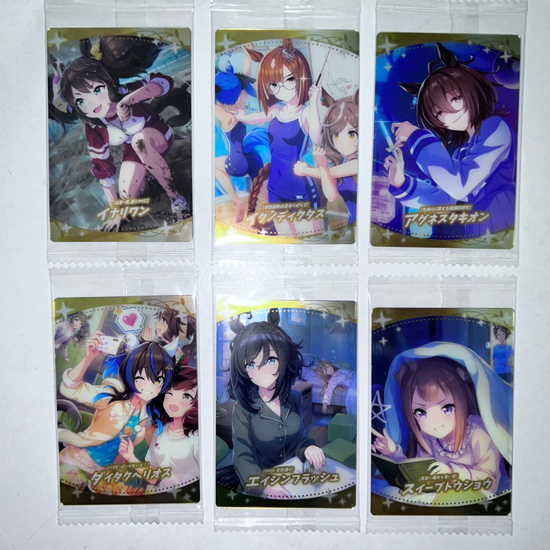 ￥My公仔￥ 稻荷一 生野狄杜斯 愛麗速子 大德太陽 榮進閃耀 東商變革 SR 支援卡 賽馬娘 馬娘 威化餅卡 收藏卡