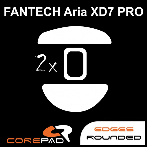 滑鼠鼠腳貼 Fantech Aria XD7 PRO Wireless｜Corepad Skatez｜鼠貼 腳貼 現貨