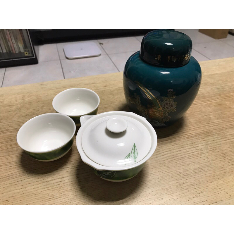 天仁茗茶 茶葉罐 茶壺 茶具組 陶瓷 收藏 二手 請看描述