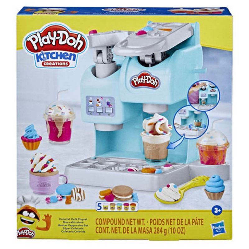 培樂多 Play-Doh 繽紛咖啡機遊戲組 廚房系列 二手（組裝但未使用過）