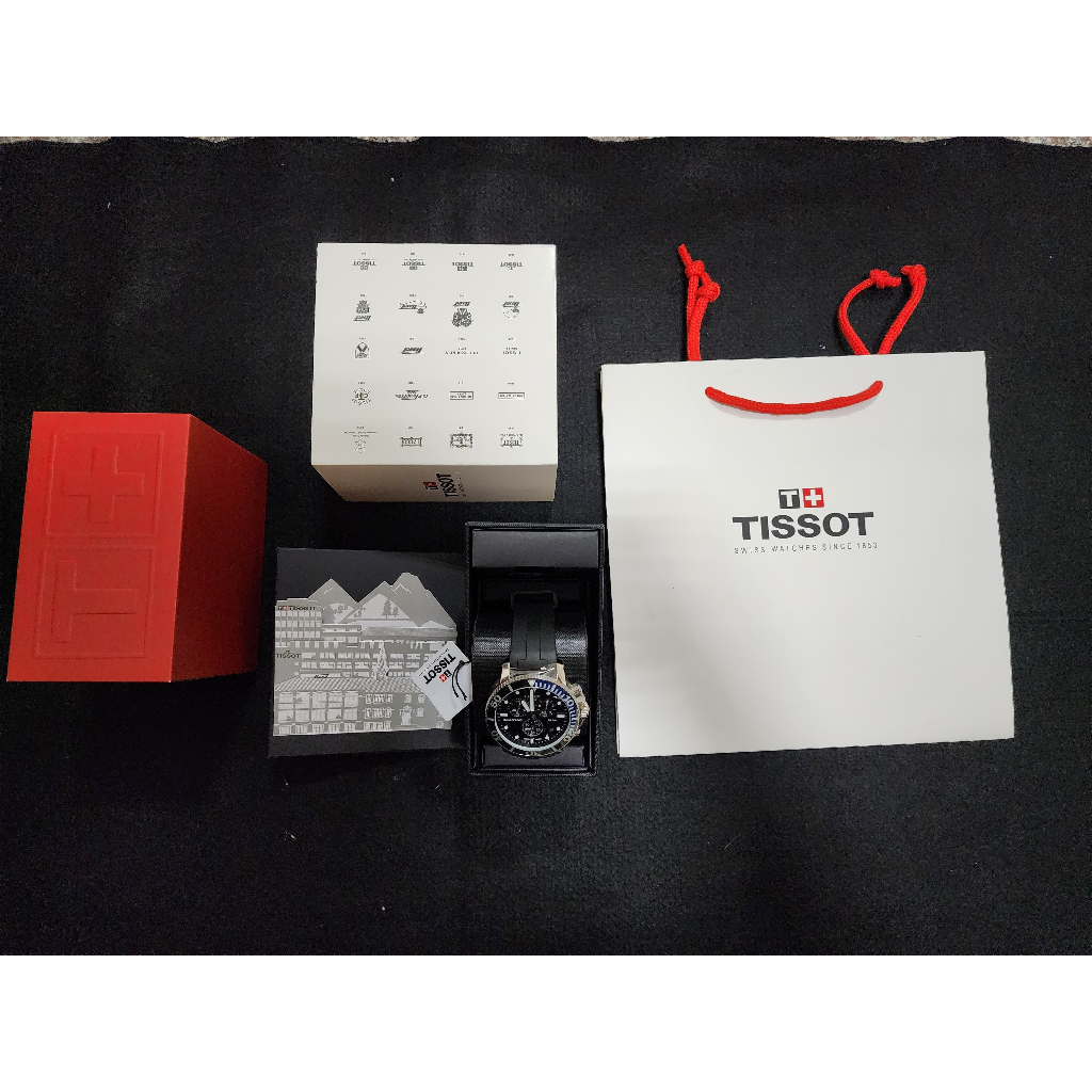 TISSOT天梭 Seastar 海洋之星300米潛水腕錶 T1204171704100