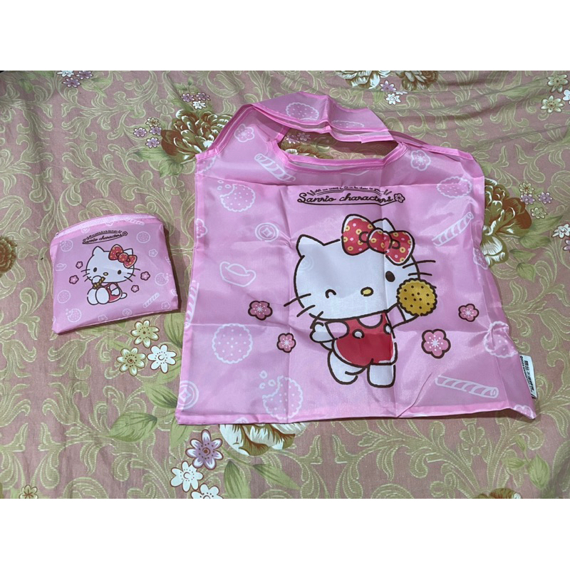 Hello Kitty  三麗鷗 環保袋 購物袋 摺疊 收納袋 全新出清