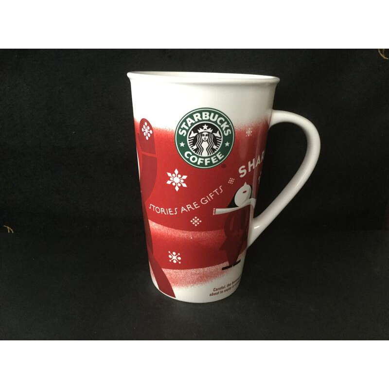 (89)(星巴克 Starbucks 2010 聖誕節 舊Logo Togo馬克杯 12oz )