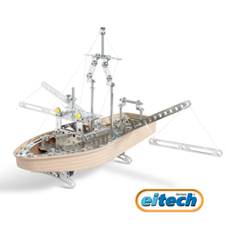 【德國eitech】益智鋼鐵玩具-3合1帆船C20 玩具 合金 教材 螺絲 兒童玩具 小學玩具 現貨 diy 科學玩具