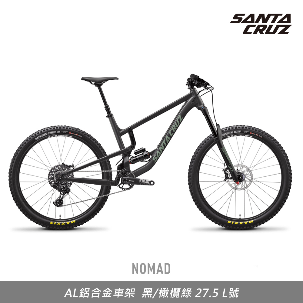 NOMAD   ▏SANTA CRUZ 長避震車下坡山地車  AL鋁合金車架 黑/橄欖綠  L號