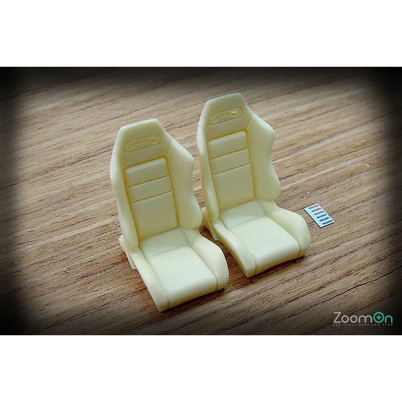 【傑作坊】ZoomOn Z006 1/24 RECARO SR3 跑車座椅套件 of