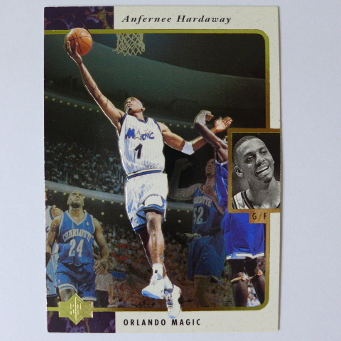 ~ Anfernee Hardaway ~一分錢.魔術隊.Penny哈達威 1996年UD SP.NBA籃球卡