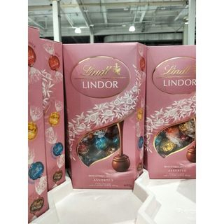 Lindt Lindor 綜合巧克力 粉紅限定版 #656# 218975# 好市多 巧克力