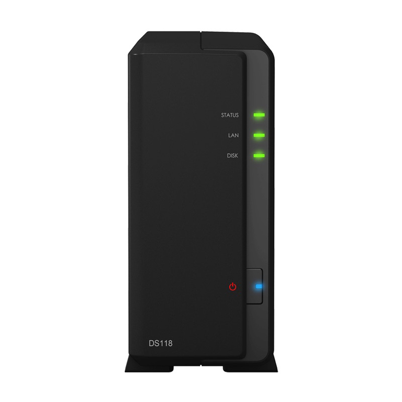 Synology 群暉 NAS DS118 網路儲存伺服器 DiskStation 1Bay 台灣公司貨