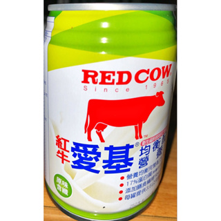 紅牛愛基（液狀原味）奶素/均衡配方營養素/251大卡/237毫升（1.06大卡/毫升）1罐/40元