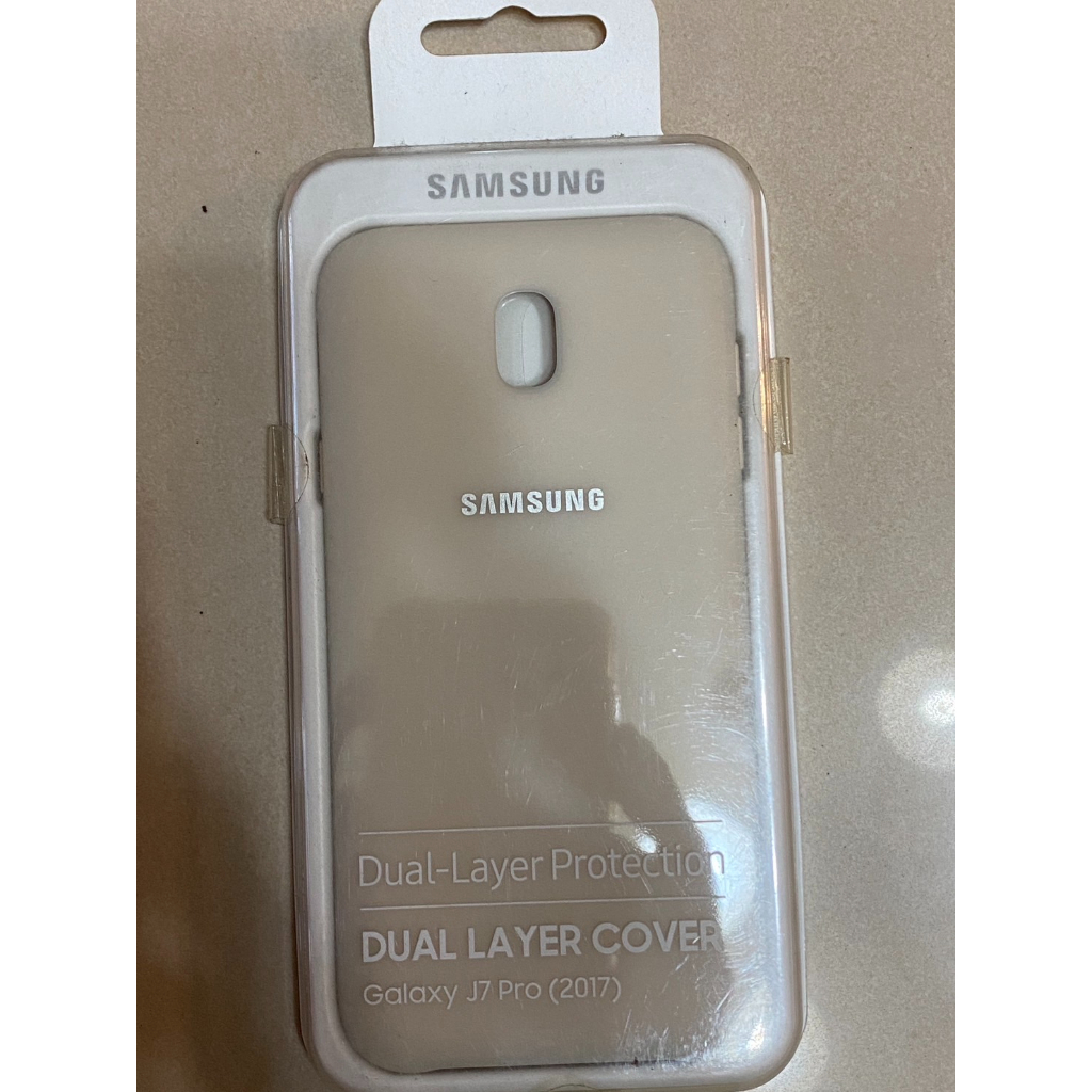 三星 Samsung Galaxy J7 Pro 2017 薄型透明背蓋 金色 手機保護殼 手機保護套
