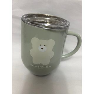 日本 mokomoka 奶油熊 不鏽鋼杯馬克杯 保溫保冷杯 輕量