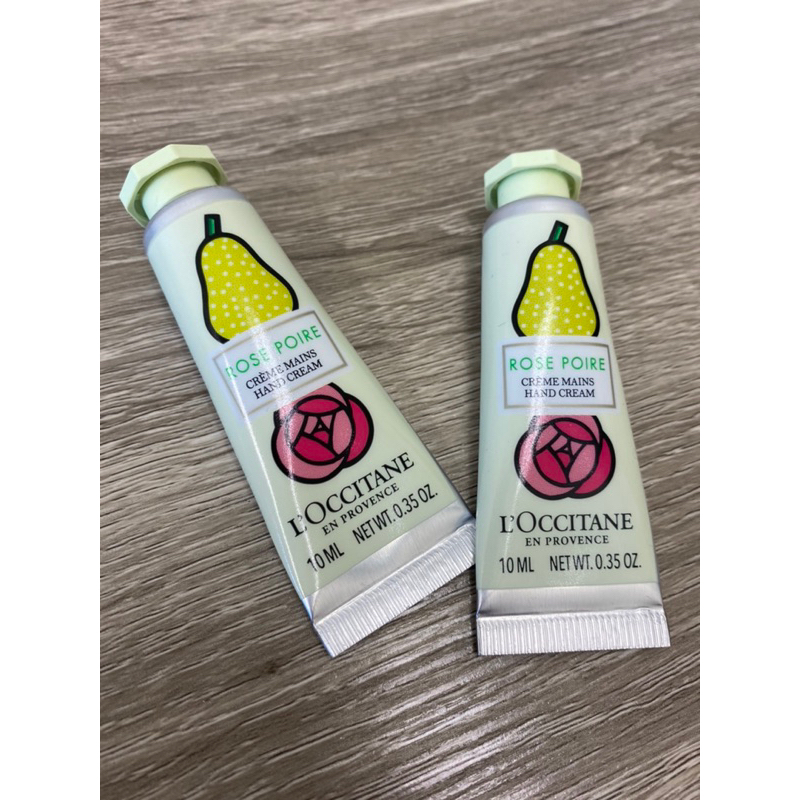 L'OCCITANE 歐舒丹 洋梨玫瑰護手霜10ml 效期2025.5