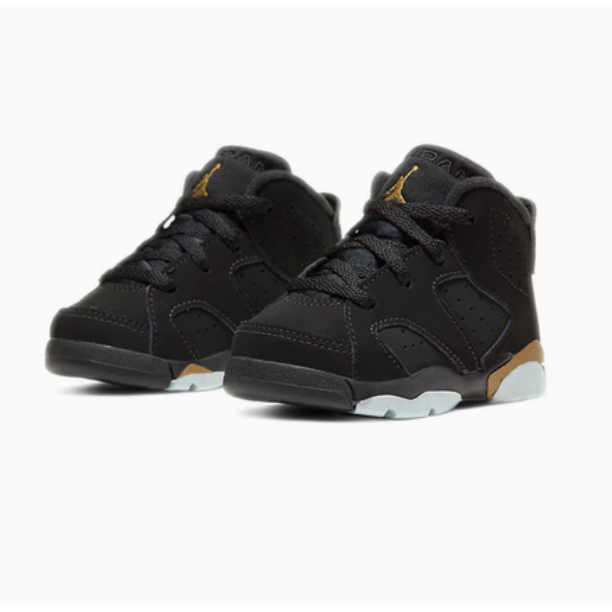 NIKE AIR JORDAN 6 RETRO TD DMP 黑  AJ6 小童鞋