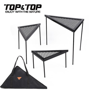 【韓國TOP&TOP】頂級耐熱塗層三角網桌 超值三入組｜網桌 洞洞桌(臺灣24h出貨)