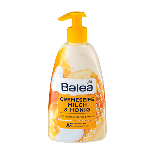 德國 Balea 芭樂雅 蜂蜜牛奶液體肥皂 500ml / DM (DM016)