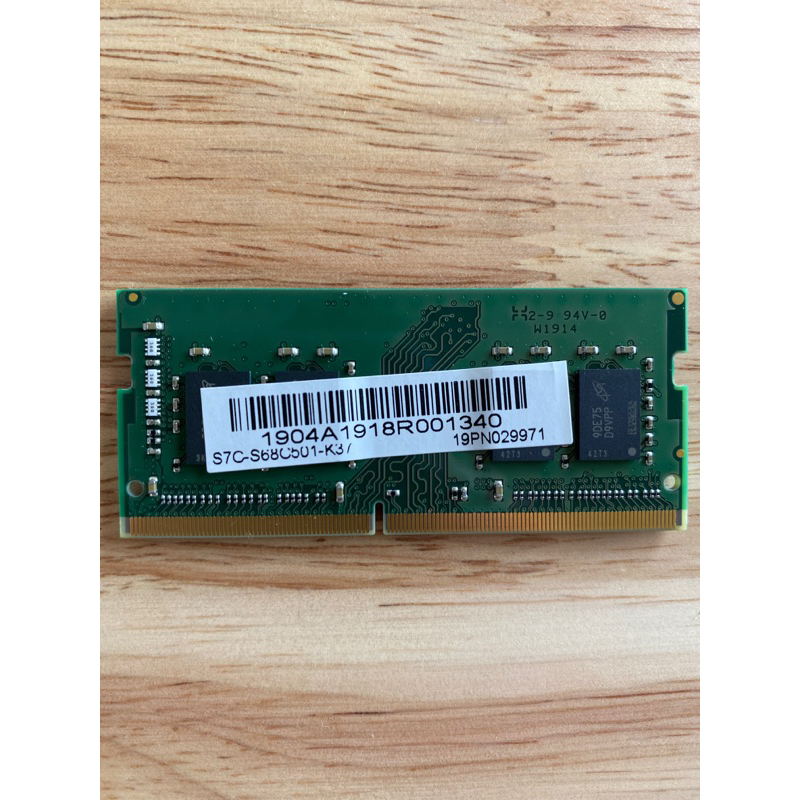 金士頓 筆記型電腦記憶體 DDR4 2400 8GB