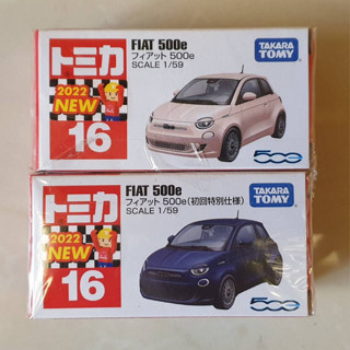 »滷蛋絲車庫« TOMICA NO.16 FIAT 500e 一般+初回限定版