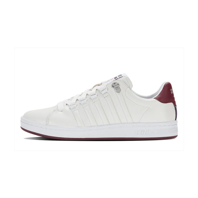 K-swiss 男款運動鞋 Court Cheswick  皮革 經典 休閒運動鞋  黑/白/咖-05585110