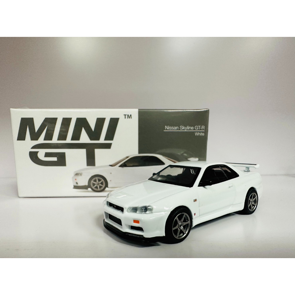 {TZ玩車庫} MINI GT #397 Nissan Skyline GT-R(R34)白(最後一台)