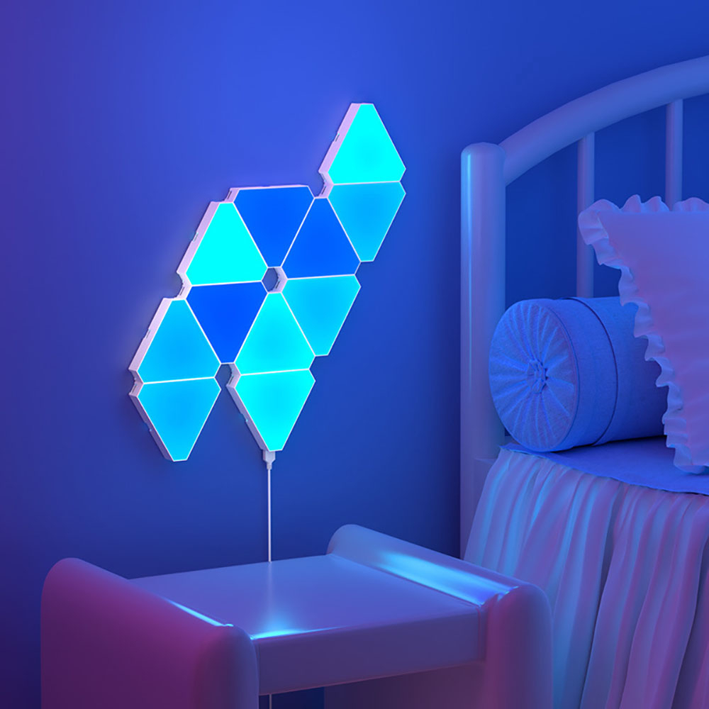 房間裝飾用蜂巢 LED 壁燈 LED DIY RBG Wall Light for Room Decor