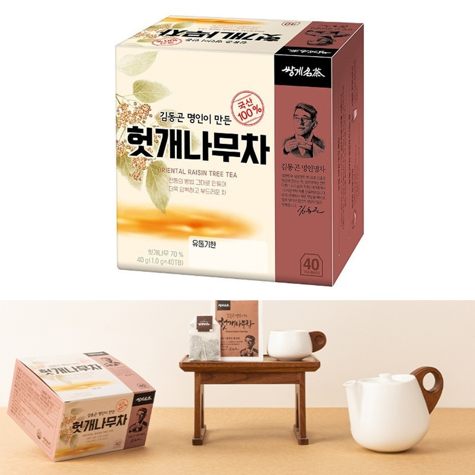 韓國 雙系名茶 枳椇茶包 40G (40包) 一盒 男茶茶包