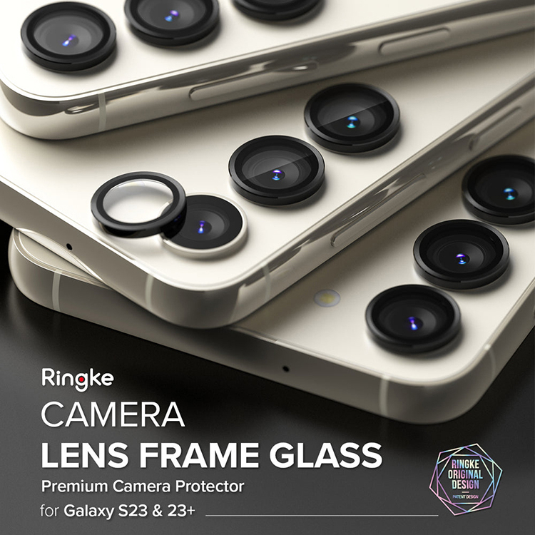 Galaxy S23 Plus Ultra Ringke Camera Frame Glass 鋼化玻璃鏡頭保護貼 鋁框