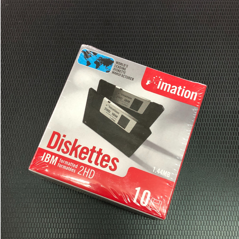 IMATION 1.44MB磁碟片 1盒10片裝 3.5吋DS HD 雙面高密度磁碟片 怡敏信 | 蝦皮購物