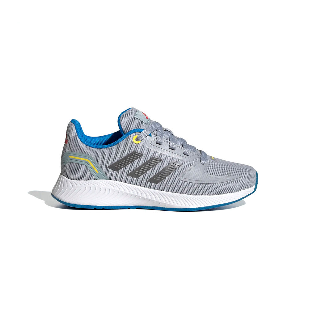 Adidas Runfalcon 2.0 中童 灰藍 輕量 舒適 休閒 運動鞋 HR1409