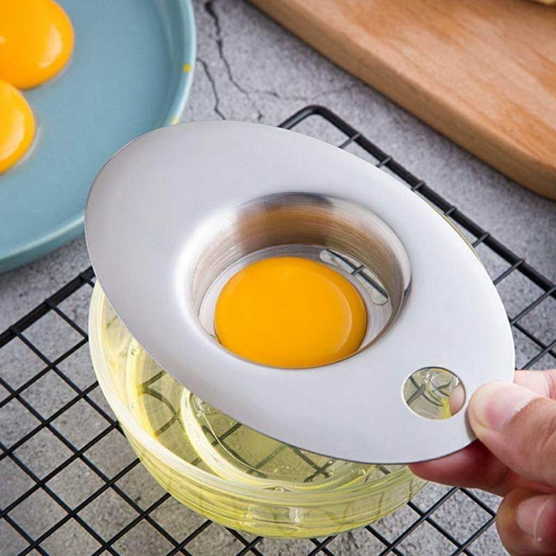 304不鏽鋼蛋黃分離器 掛鉤蛋清分離器 廚房烘焙分蛋器 蛋液過濾器