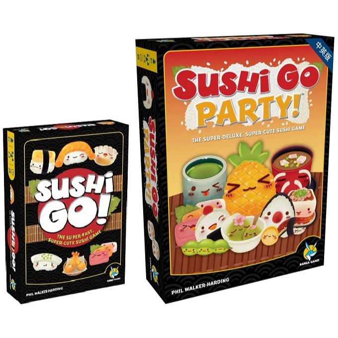 正版桌遊】迴轉壽司－中英雙語版。基本版。派對版Sushi Go Party!《壽司走走》 | 蝦皮購物
