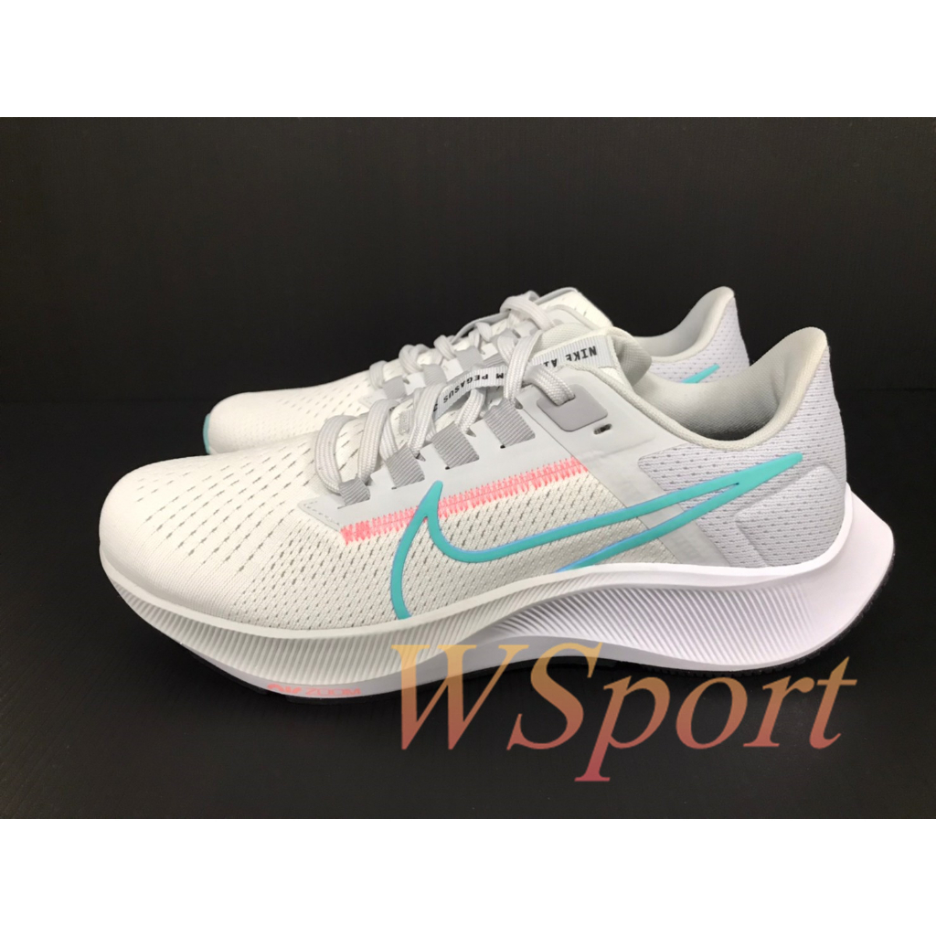 【WS】NIKE W AIR ZOOM PEGASUS 38 女鞋 白色透氣 運動 跑步 慢跑鞋 CW7358-105