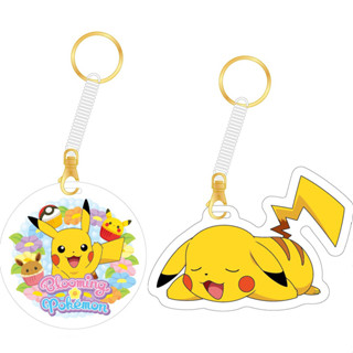 Pokemon精靈寶可夢春天款睡眠皮卡丘透明QQ造型悠遊卡