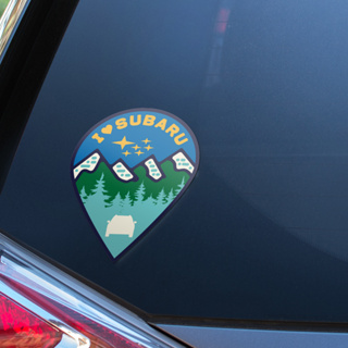 車貼 Subaru 貼紙 防水 噴墨輸出 交換貼紙 定位點