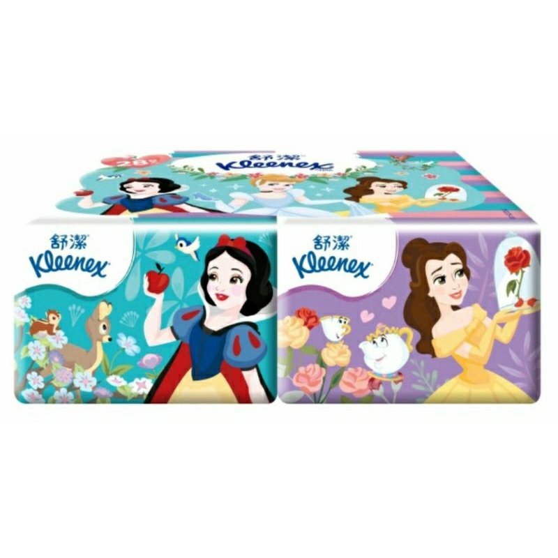 ✔全新現貨✔24H寄出 舒潔 Kleenex 迪士尼公主袖珍包面紙 衛生紙 限量