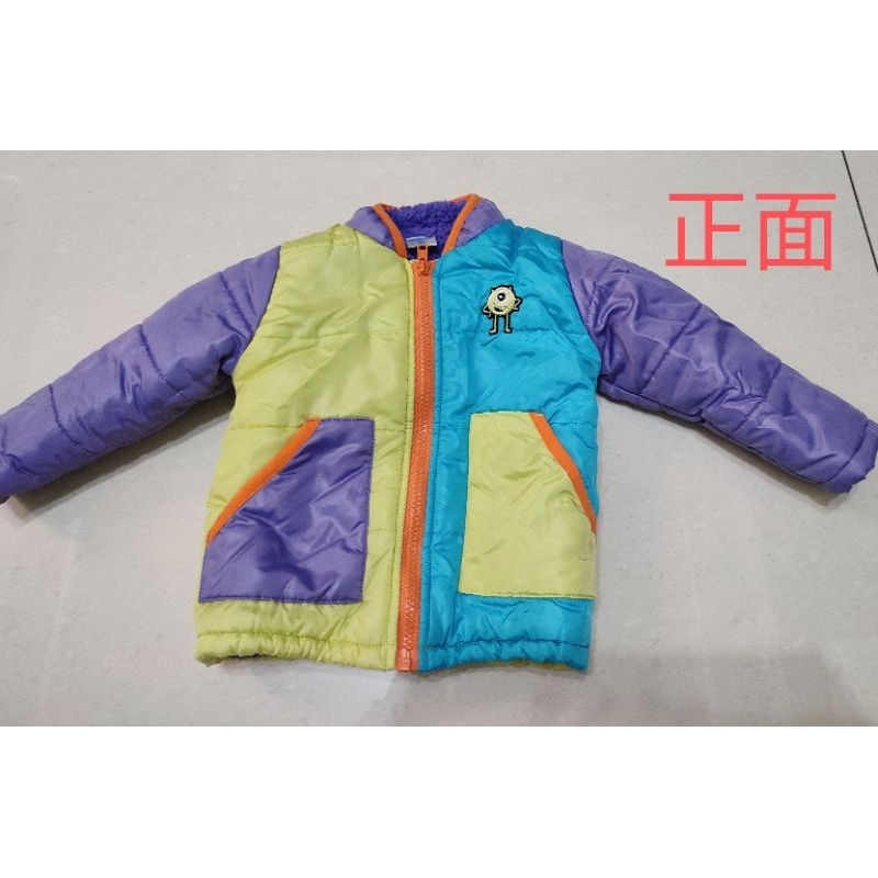 日本迪士尼怪獸系列保暖外套（90cm）