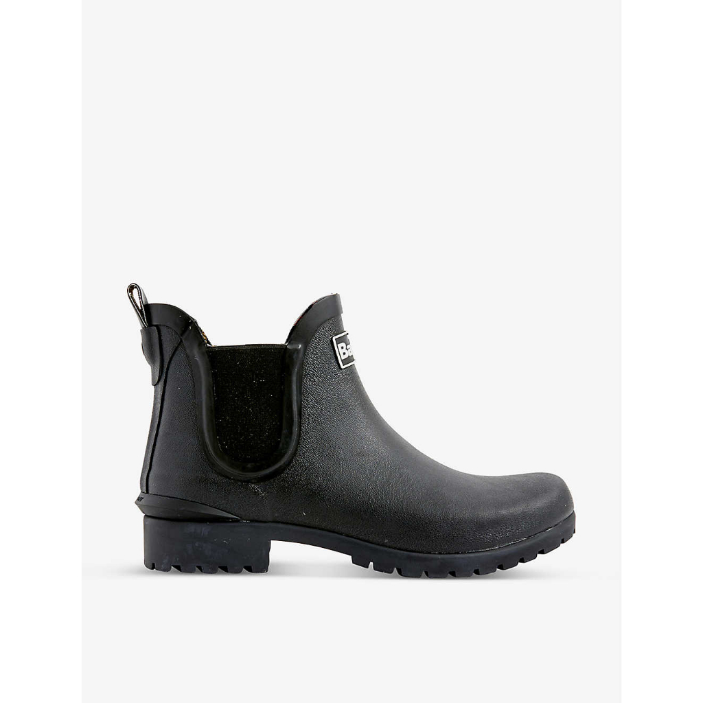 [英國代購]  BARBOUR 威靈頓 短雨靴/短靴 100%橡膠 止滑 黑色 時髦英倫風 皇室愛用