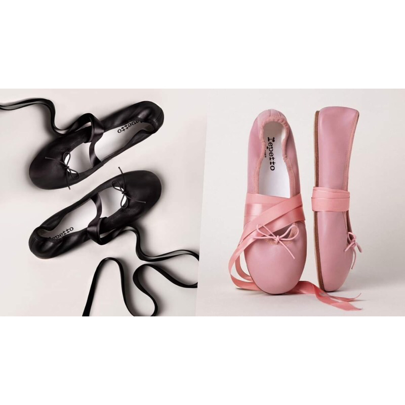 全新 正品Repetto 法國 jennie blackpink芭蕾舞鞋 平底鞋 娃娃鞋 低跟鞋 綁帶 羊皮鞋