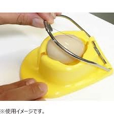 Oizumi 日本製 切蛋器 溏心蛋 水煮蛋 直立式切蛋器 1本線/2分割