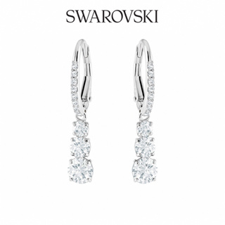 SWAROVSKI 施華洛世奇 Attract Trilogy Round 耀眼迷人穿孔耳環