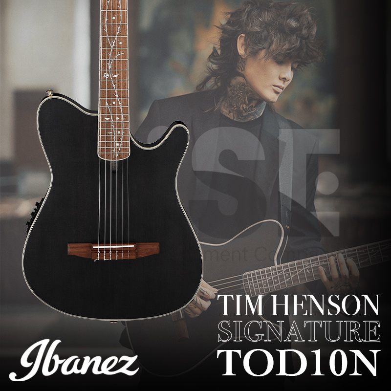 Tim Henson 簽名款 Ibanez TOD10N 雲杉木 面單板 電古典吉他【又昇樂器 . 音響】