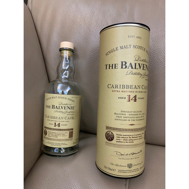 THE BALVENIE百富威士忌14年 空瓶+空盒