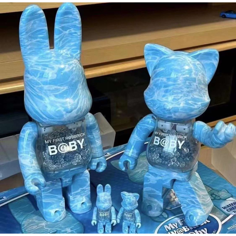 Be@rbrick 水波貓兔千秋 400+100%