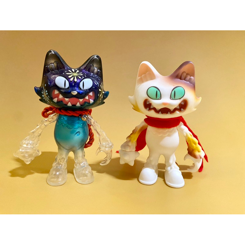 Wananeko 貓妖 玩老玩具 花火限定 原色版 TTF 怪獸 非LABUBU 大久保 instinctoy